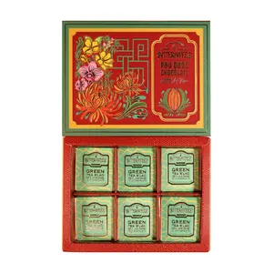 Hộp Quà Tặng Socola Thiều Hoa, Discover the Soul of Vietnam Thieu Hoa Chocolate Gift Box, 6 Viên (36g) - BITTERSWEET